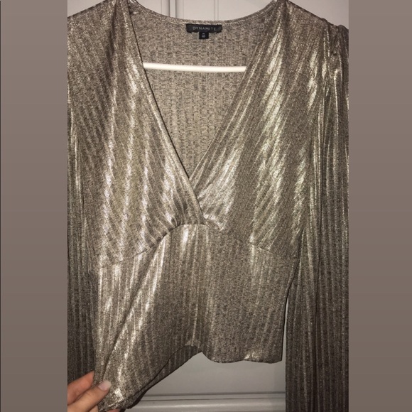 BRONZY METALLIC DYNAMITE TOP - Picture 2 of 8